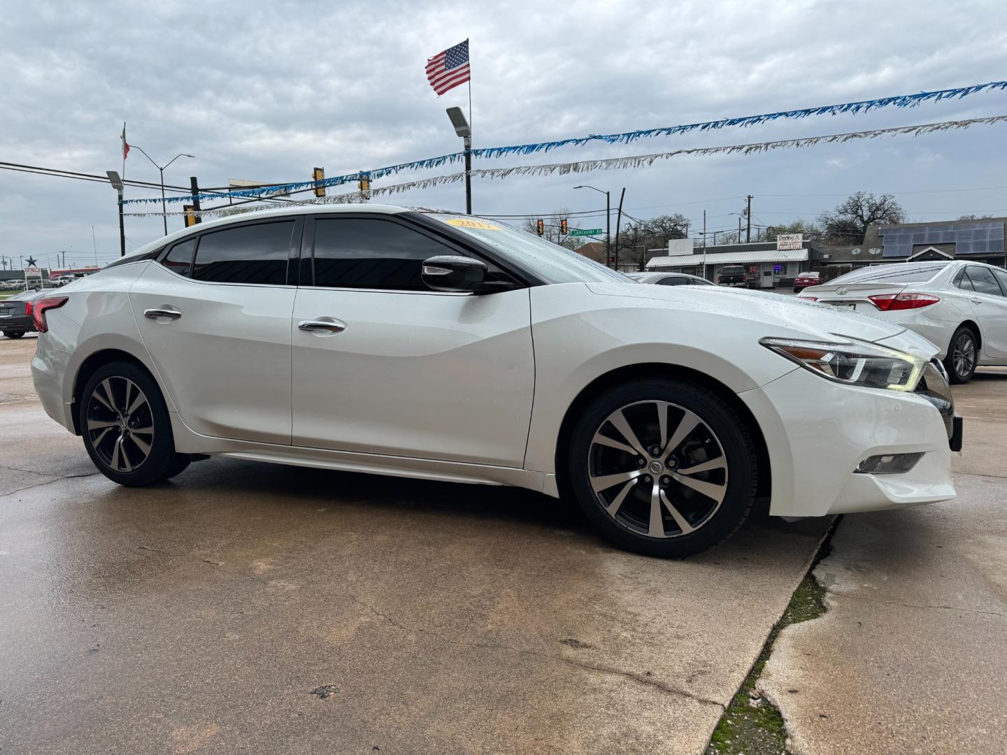 2017 WHITE NISSAN MAXIMA SR; S; SL; PL (1N4AA6AP0HC) , located at 5900 E. Lancaster Ave., Fort Worth, TX, 76112, (817) 457-5456, 0.000000, 0.000000 - Photo#2